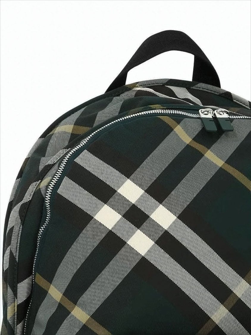 Burberry Black Nylon Backpack Wit