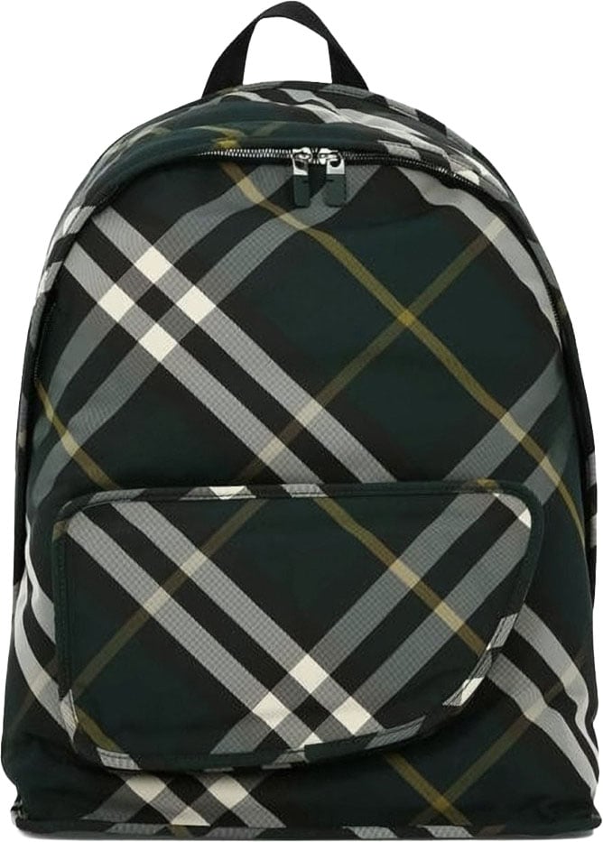 Burberry Black Nylon Backpack Wit