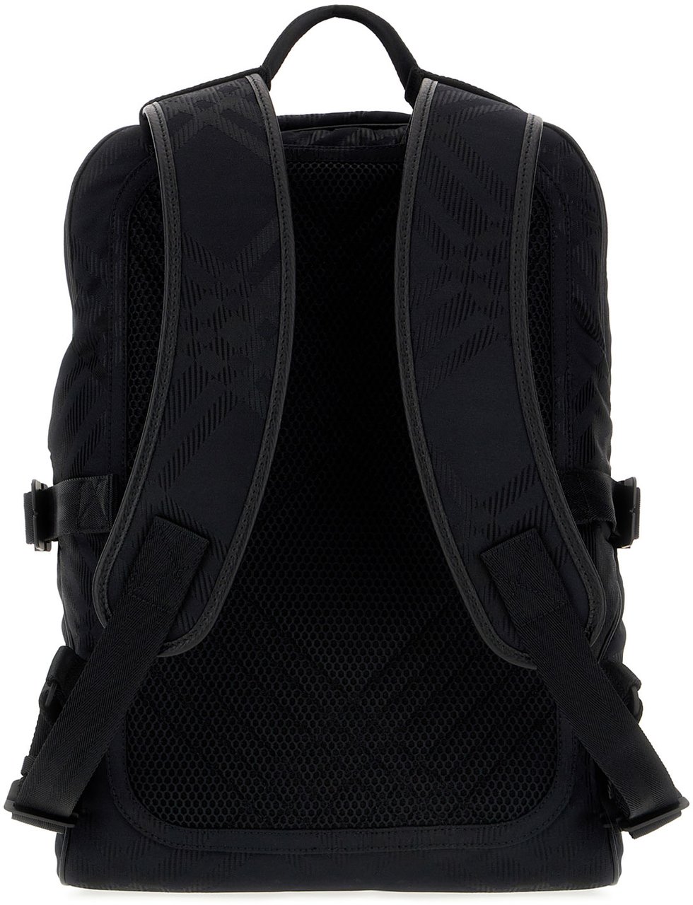 Burberry Burberry Black nylon blend backpack Zwart