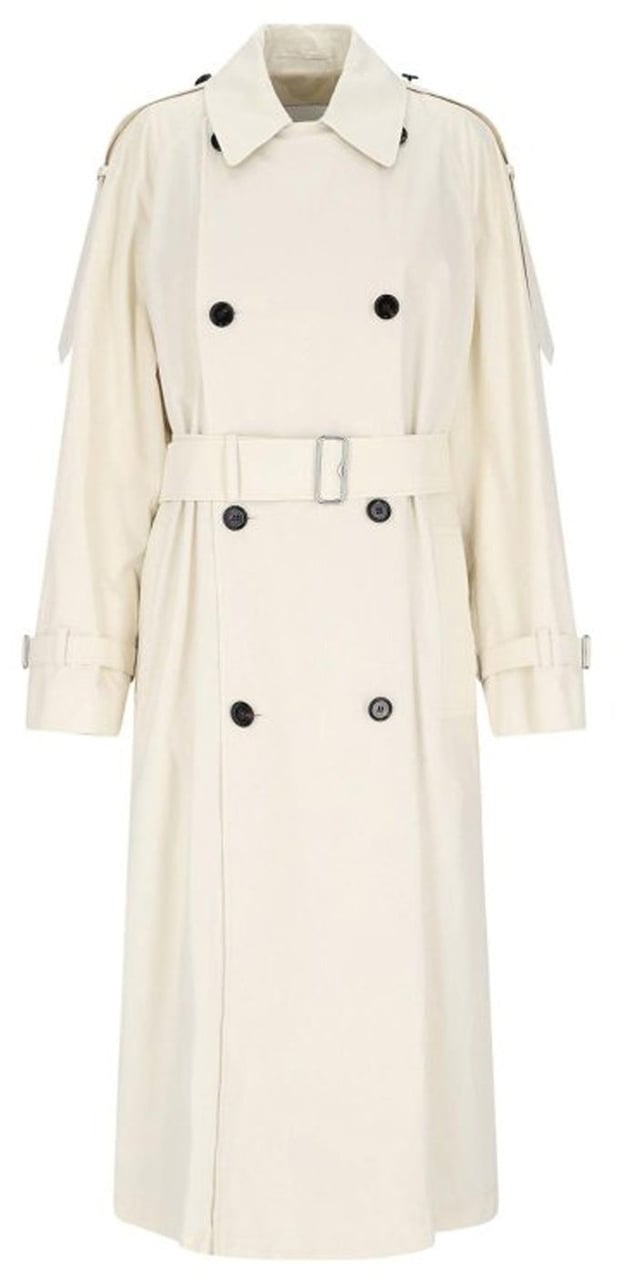 Burberry Burberry Cotton Trench Coat Wit