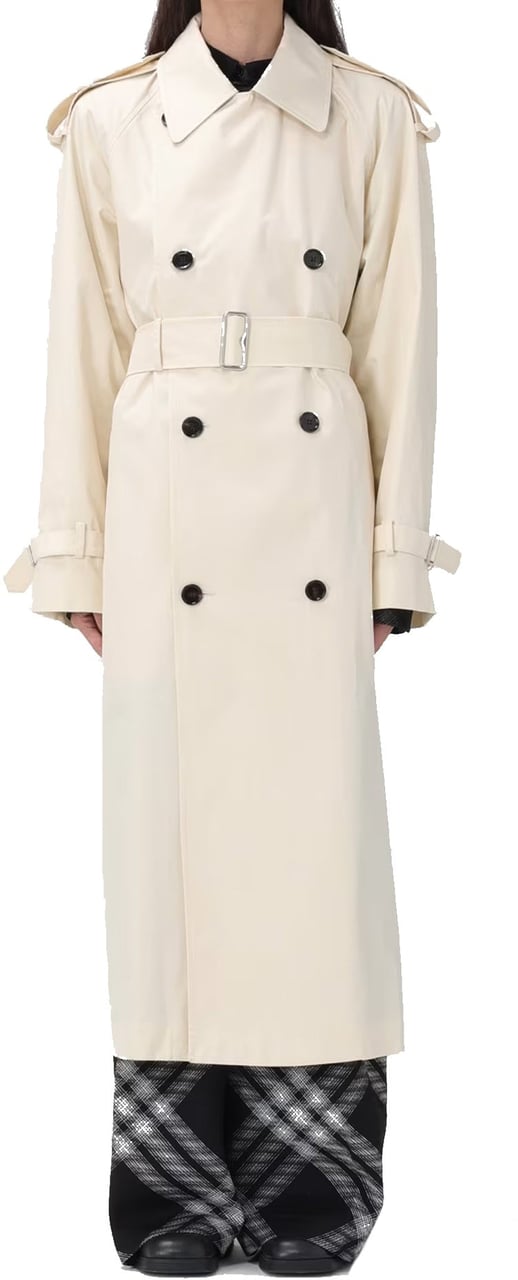 Burberry Burberry Cotton Trench Coat Wit