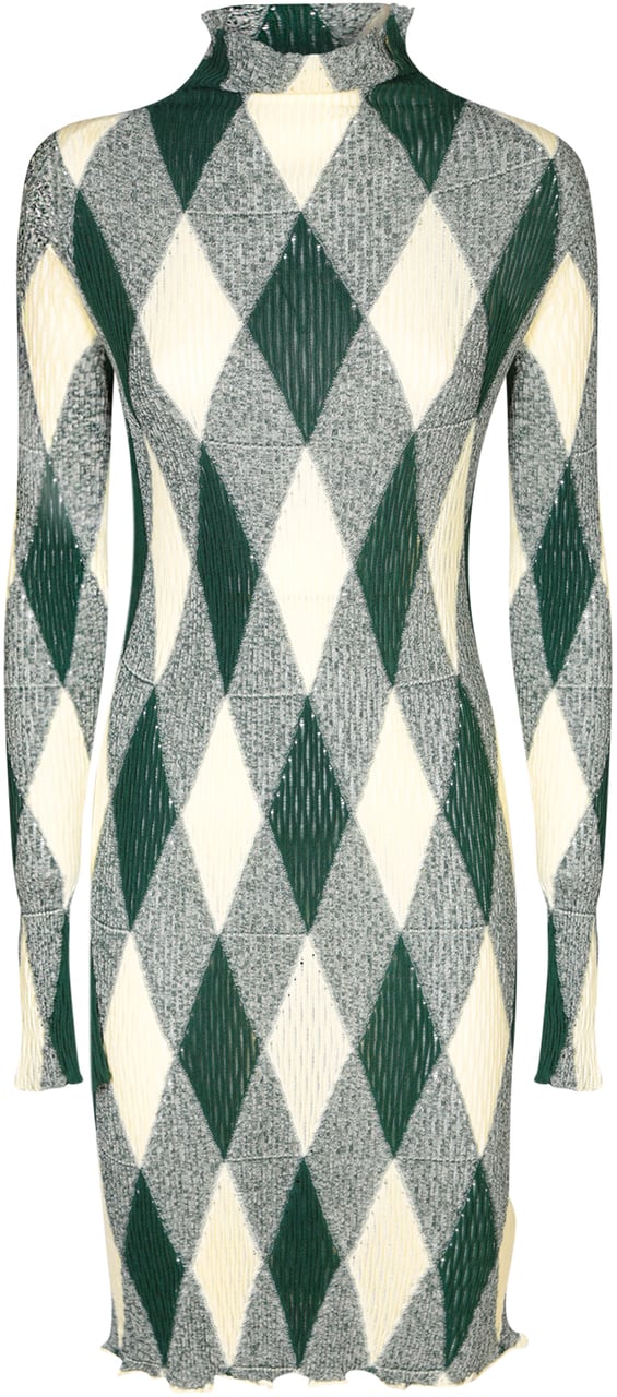 Burberry BURBERRY Green Dresses Groen