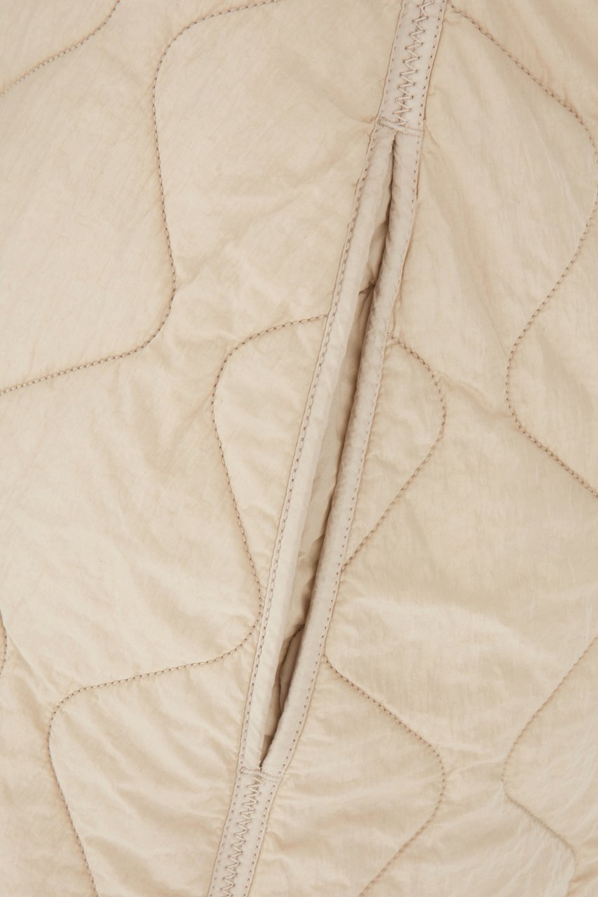 Burberry Burberry Sand nylon padded mini skirt Beige