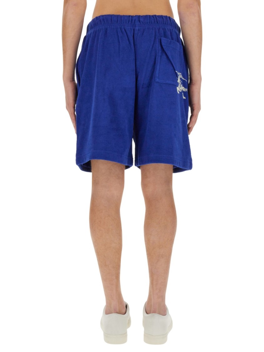 Burberry Cotton Bermuda Shorts Blauw