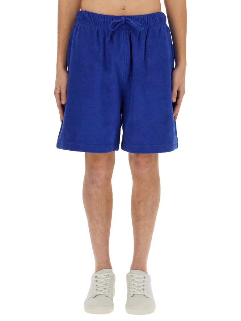 Burberry Cotton Bermuda Shorts Blauw