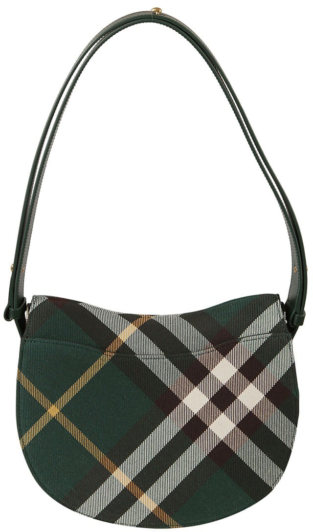 Burberry Classic Plaid Shoulder Bag Groen