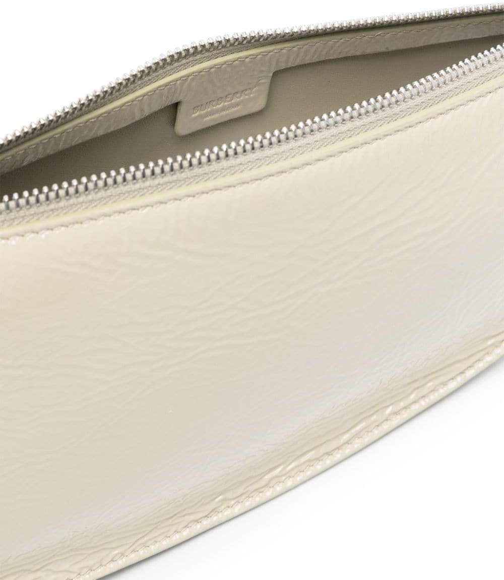 Burberry Shield Sling Mini Lambskin Shoulder Bag Neutraal