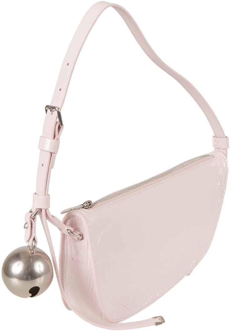 Burberry Curved Lamb Leather Bag Roze