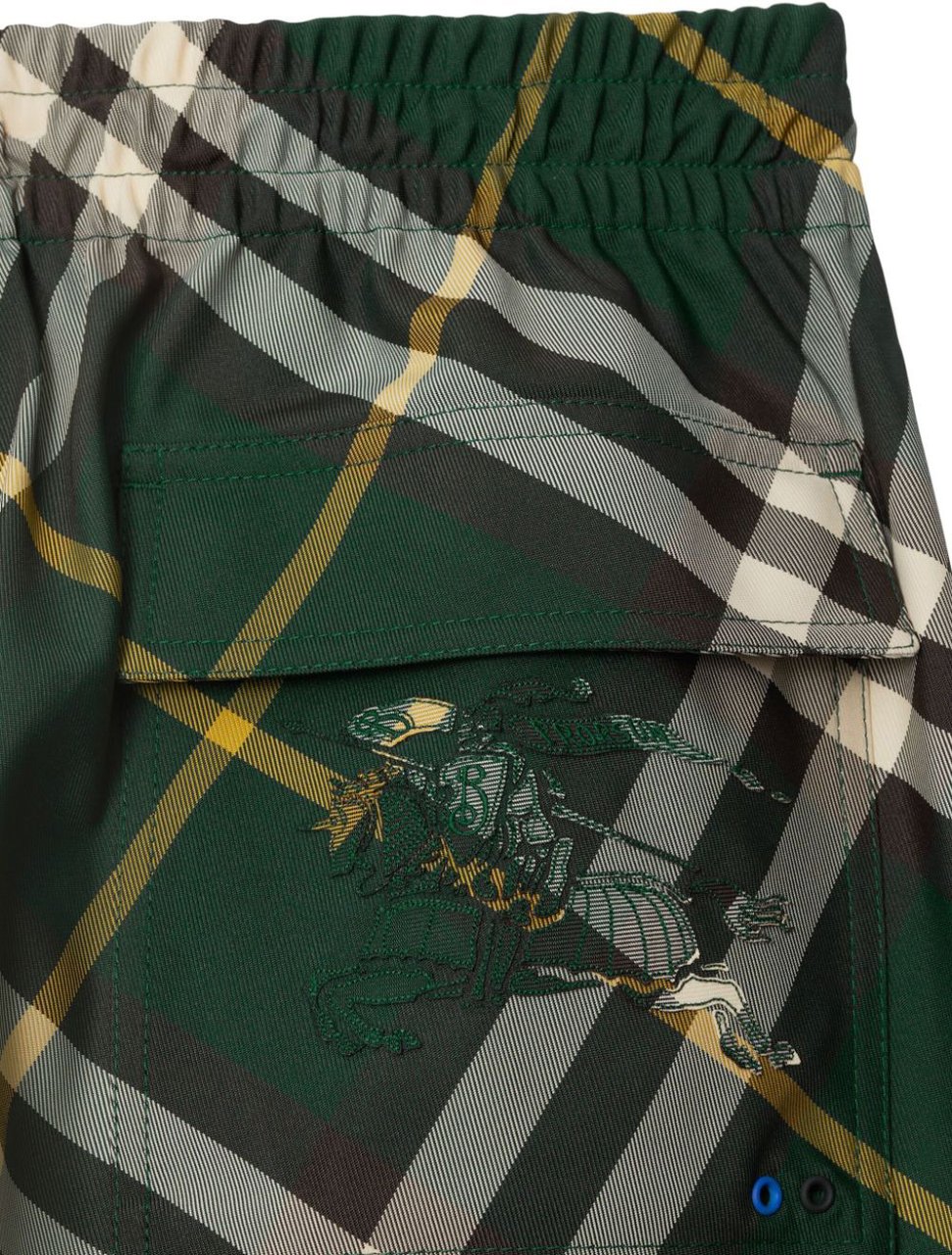 Burberry Trousers Green Groen
