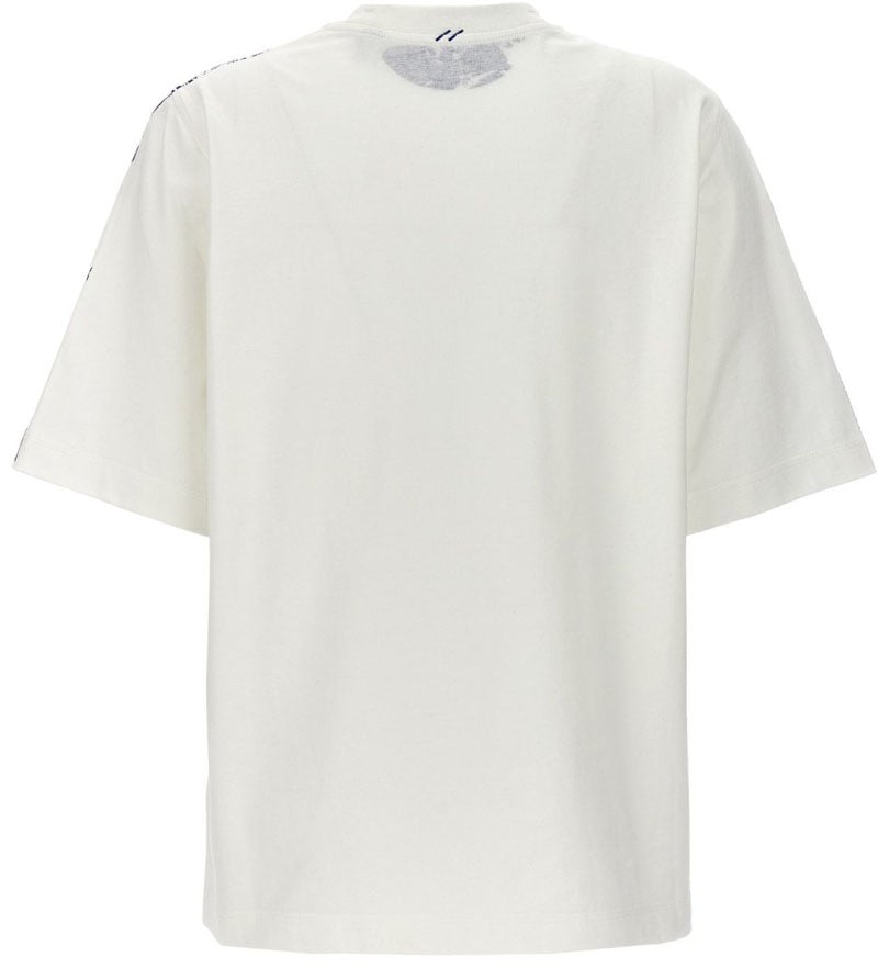 Burberry Oversized T-Shirt With Playful All-Over Print Wit