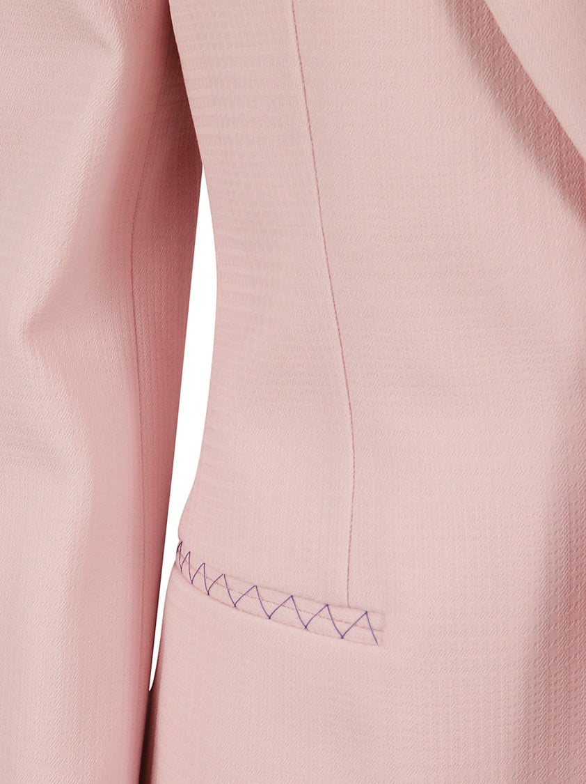 Burberry Tailored Virgin Wool Jacket Roze