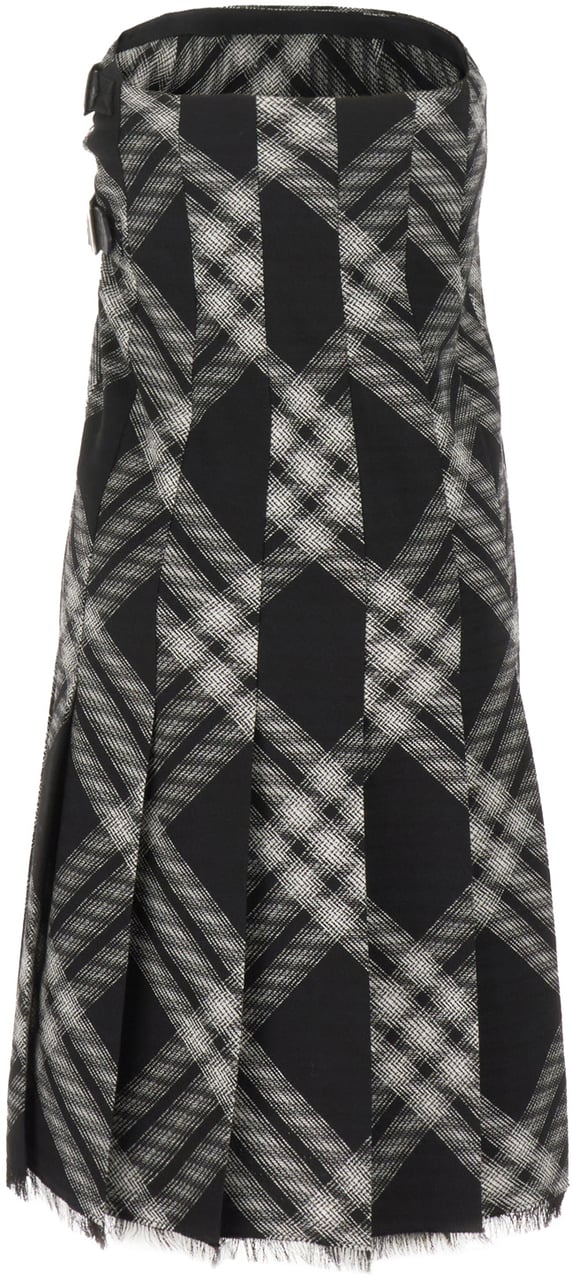 Burberry Burberry Embroidered wool dress Divers
