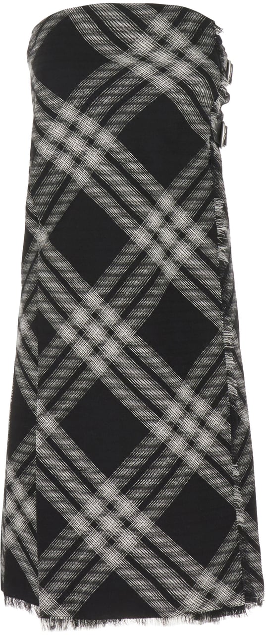 Burberry Burberry Embroidered wool dress Divers