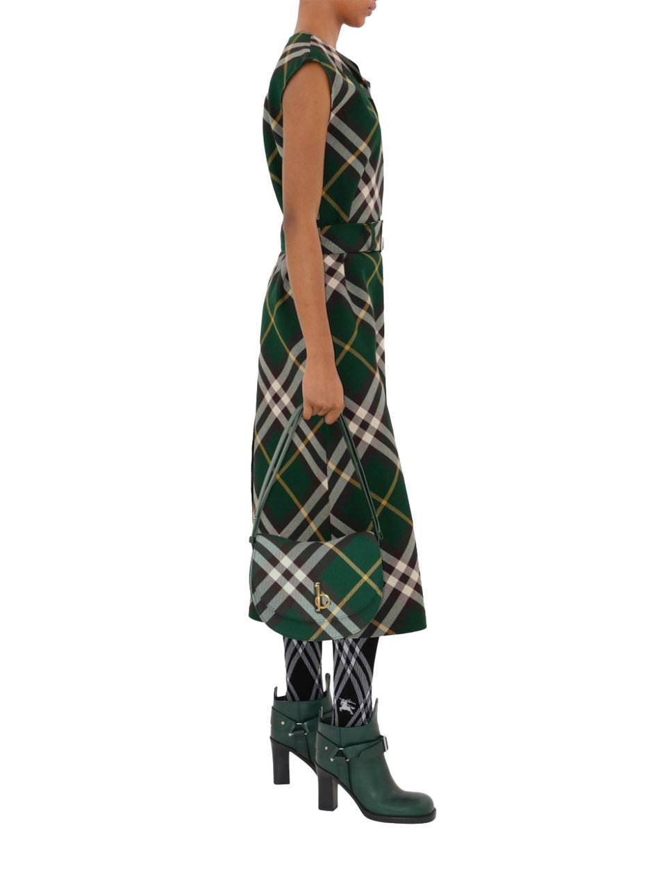 Burberry Dresses Green Groen