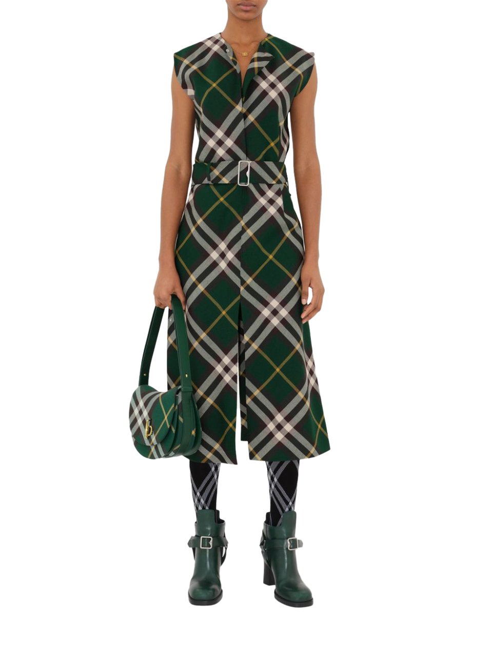 Burberry Dresses Green Groen