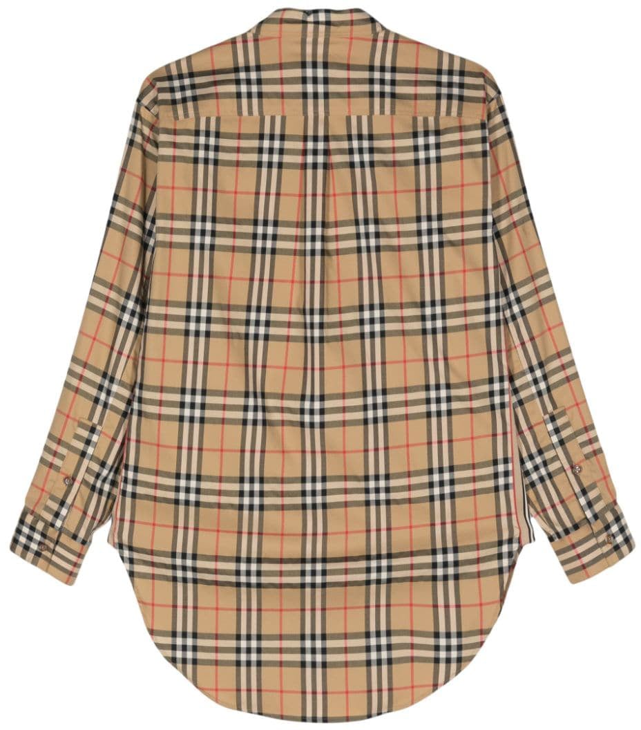 Burberry Shirts Beige Beige