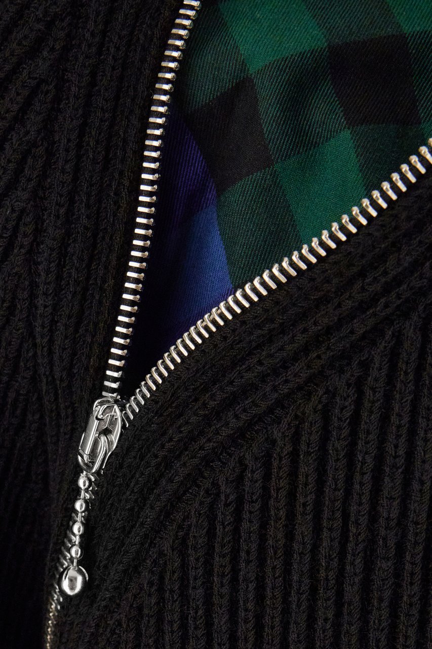 Burberry Burberry Black wool sweater Zwart
