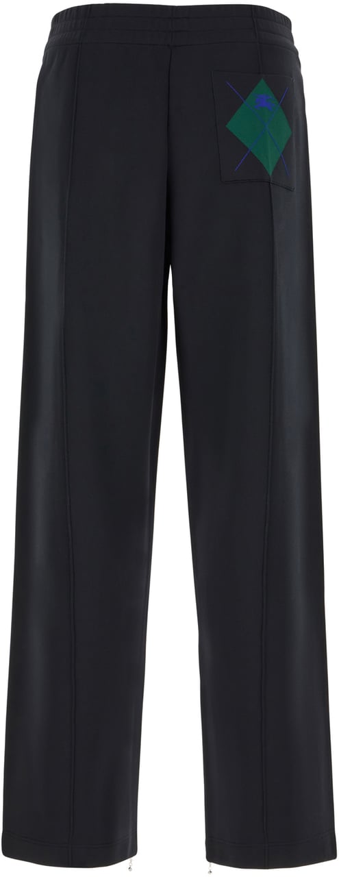 Burberry Burberry Black stretch viscose blend joggers Zwart