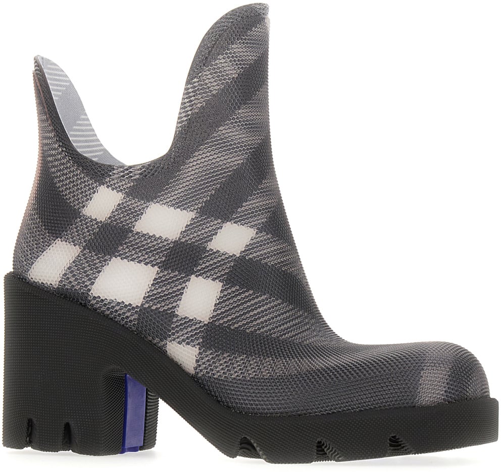 Burberry Burberry Printed rubber Marsh ankle boots Divers