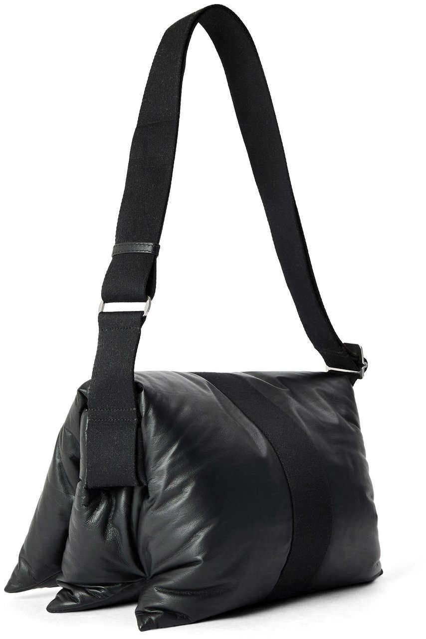 Burberry Logo Pillow Padded Messenger Bag Zwart
