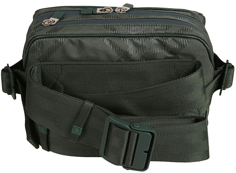 Burberry Textured Rectangular Bag With Adjustable Strap Groen