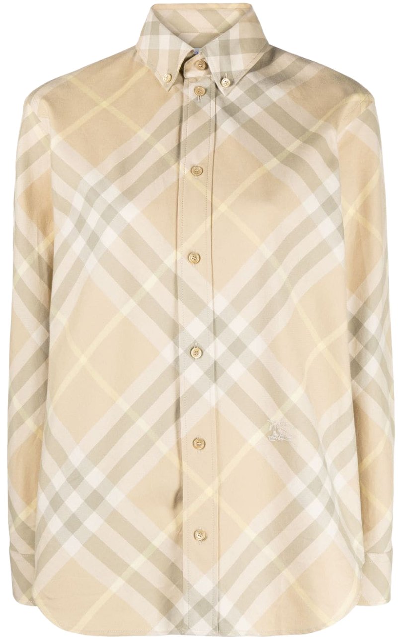 Burberry Shirts Beige Beige
