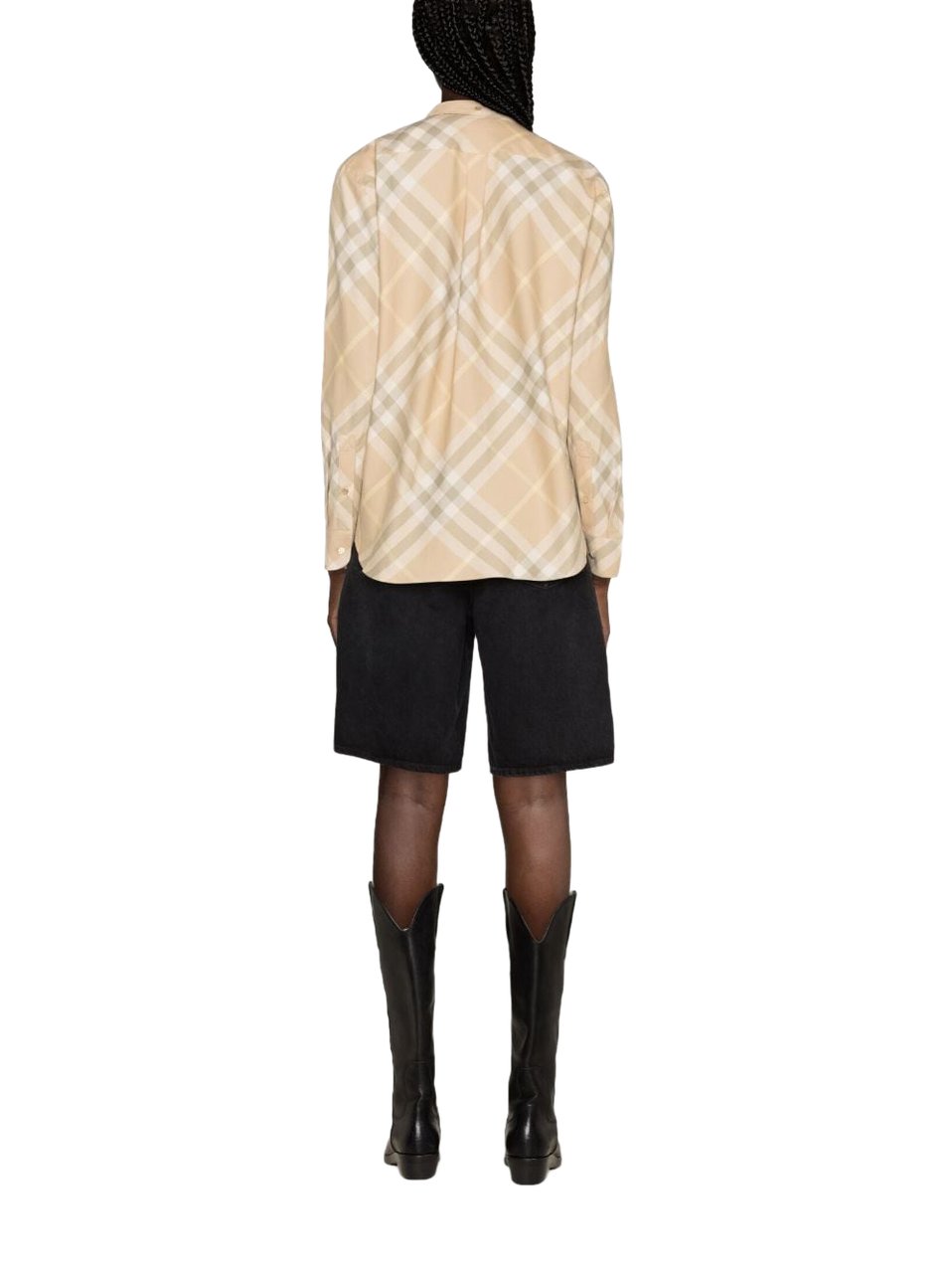 Burberry Shirts Beige Beige