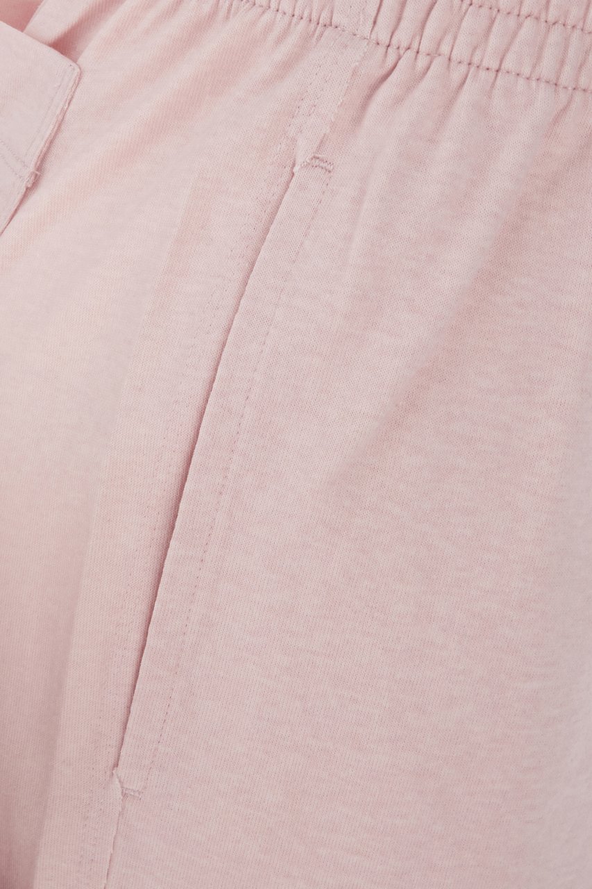 Burberry Burberry Pink cotton oversize shorts Roze