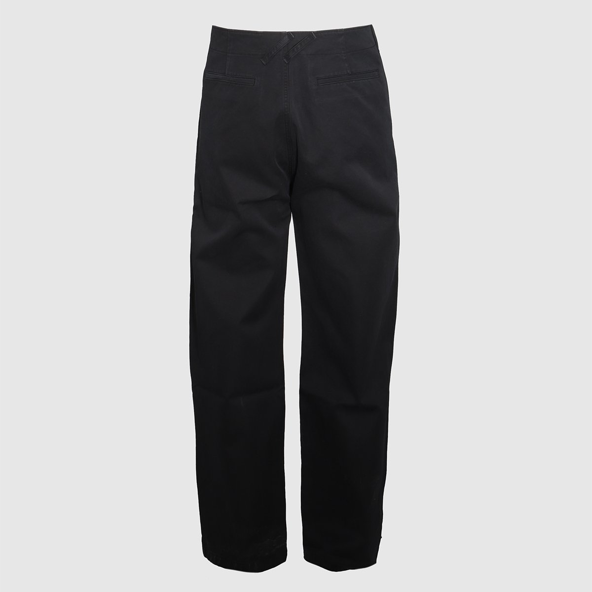 Burberry Straight-Leg Trousers With Classic Waistband And Minimalist Design Zwart