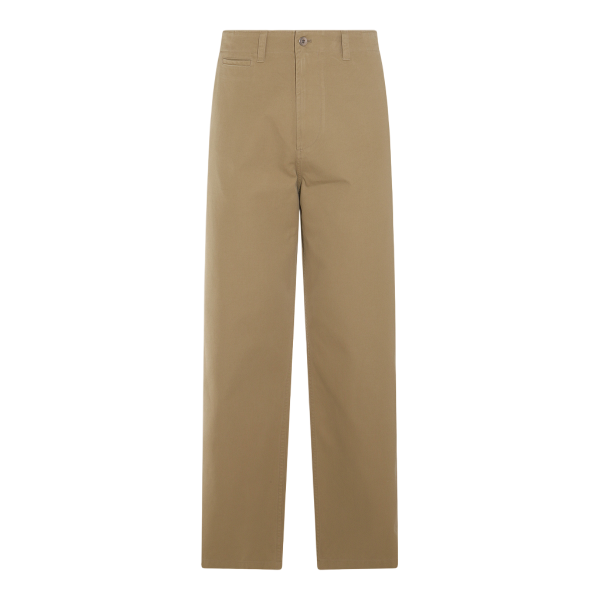 Burberry Straight-Leg Trousers With Classic Waistband And Minimalist Design Neutraal