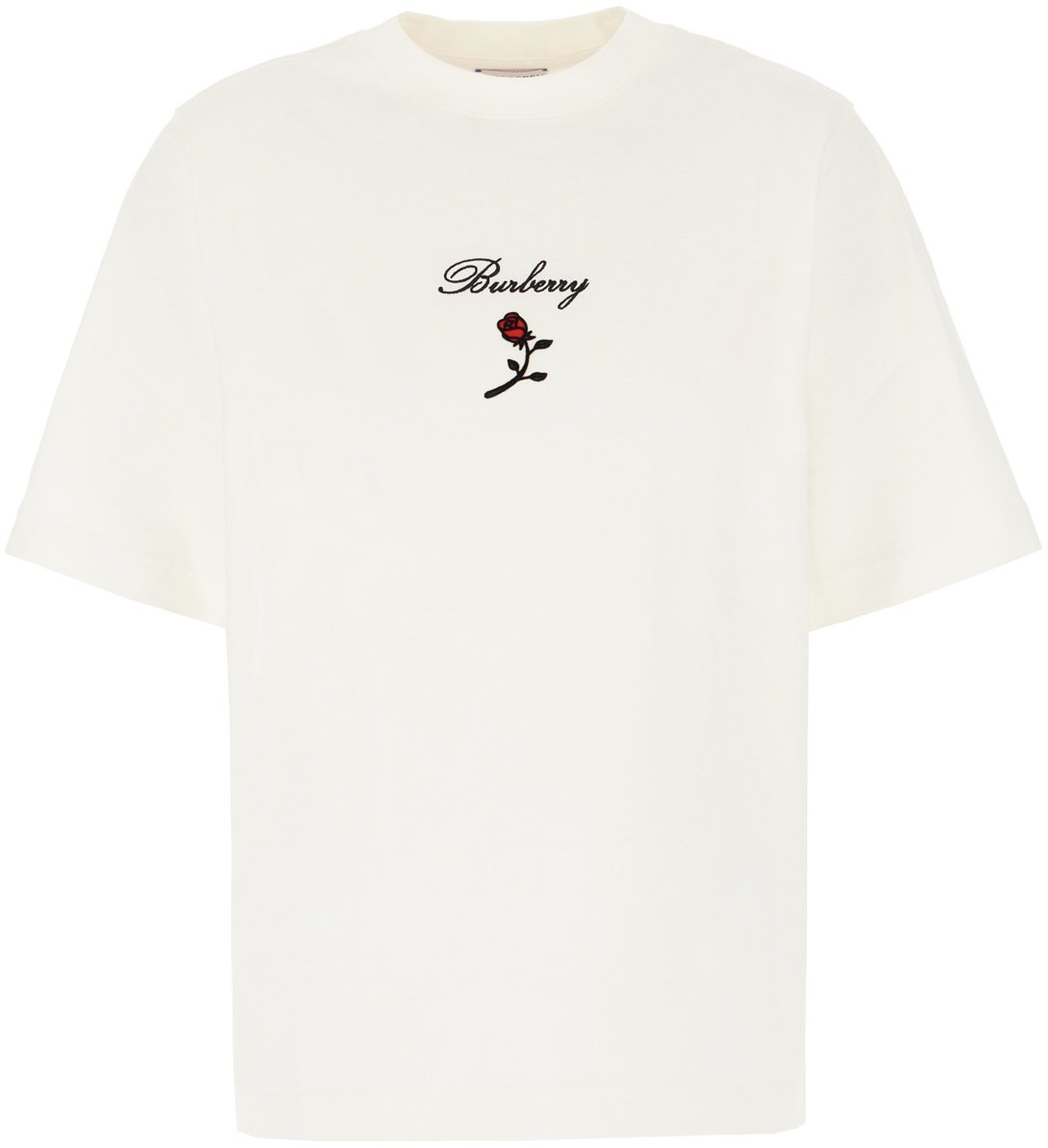 Burberry Burberry White cotton t-shirt Wit