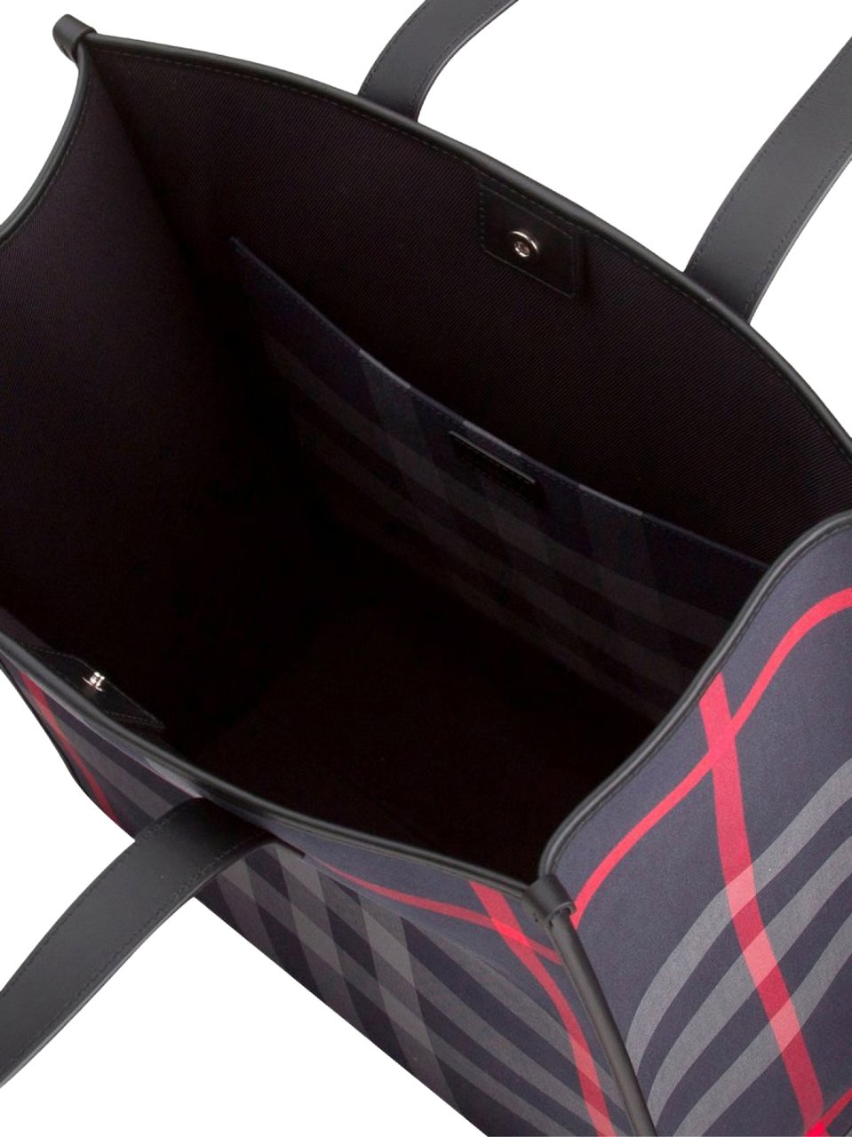 Burberry Ip Check Logo Tote Bag Blauw