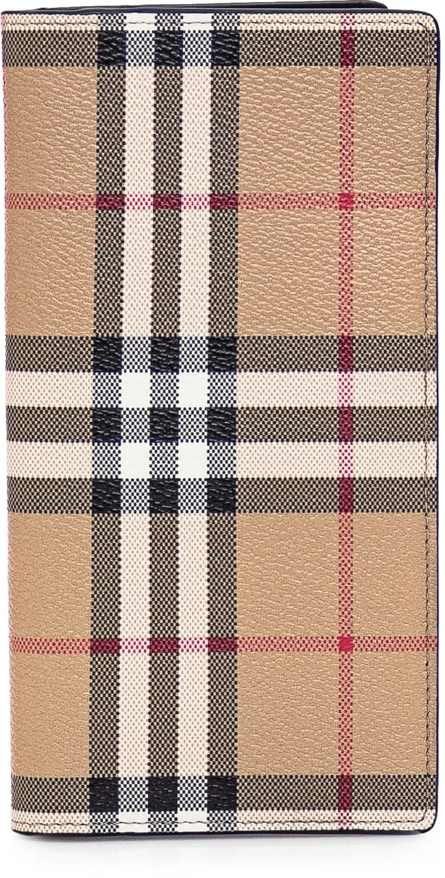 Burberry Portafoglio Check Beige