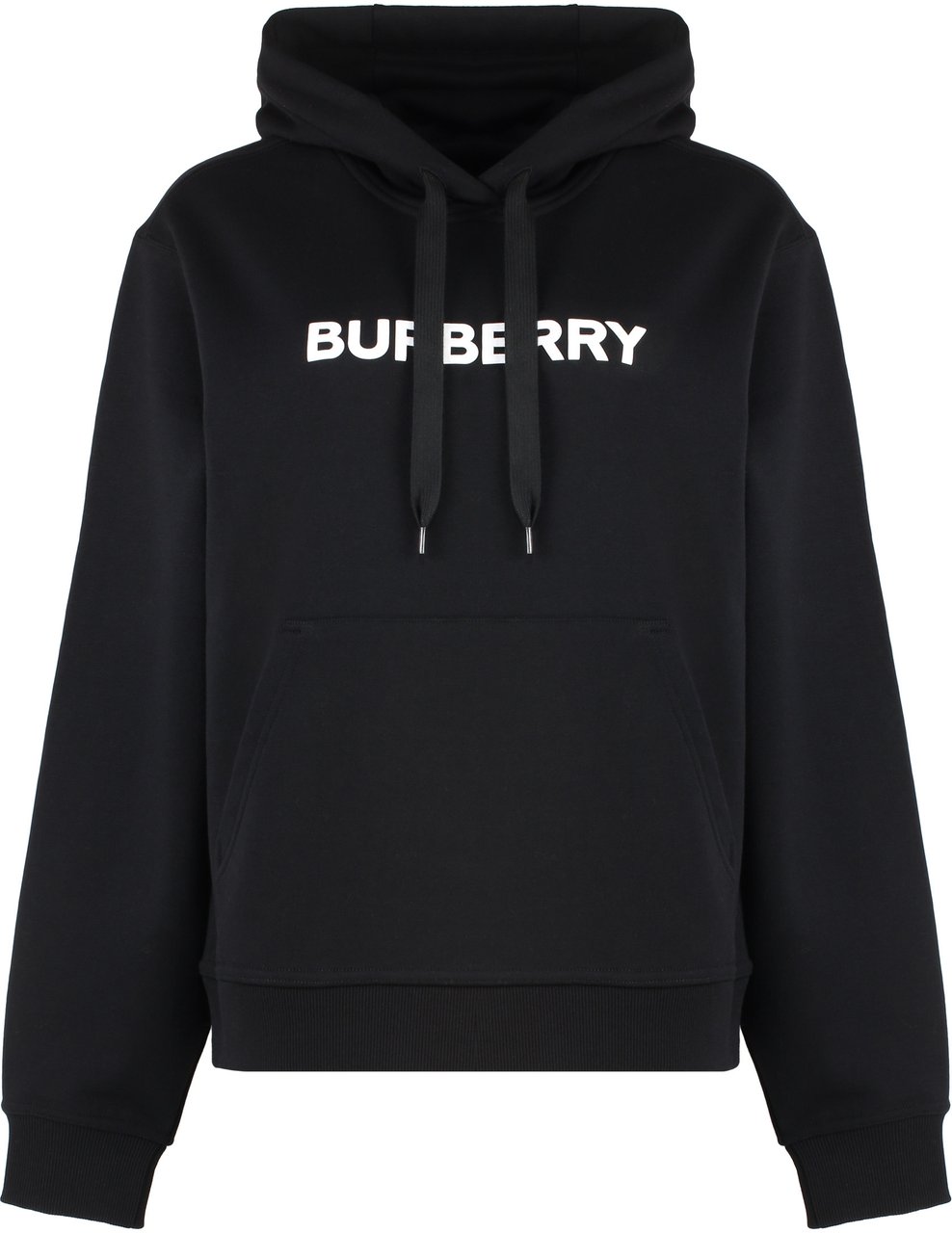 Burberry Cotton hoodie Zwart