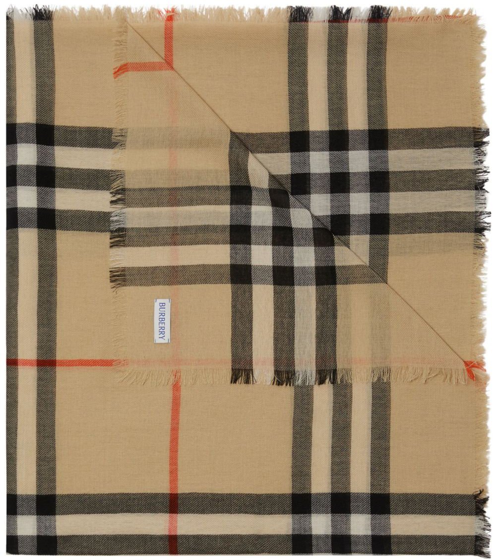 Burberry Scarfs Beige Beige