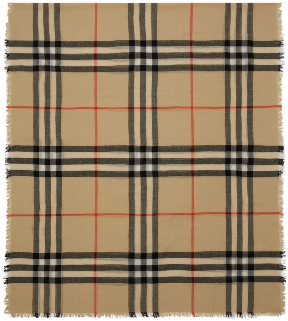 Burberry Scarfs Beige Beige