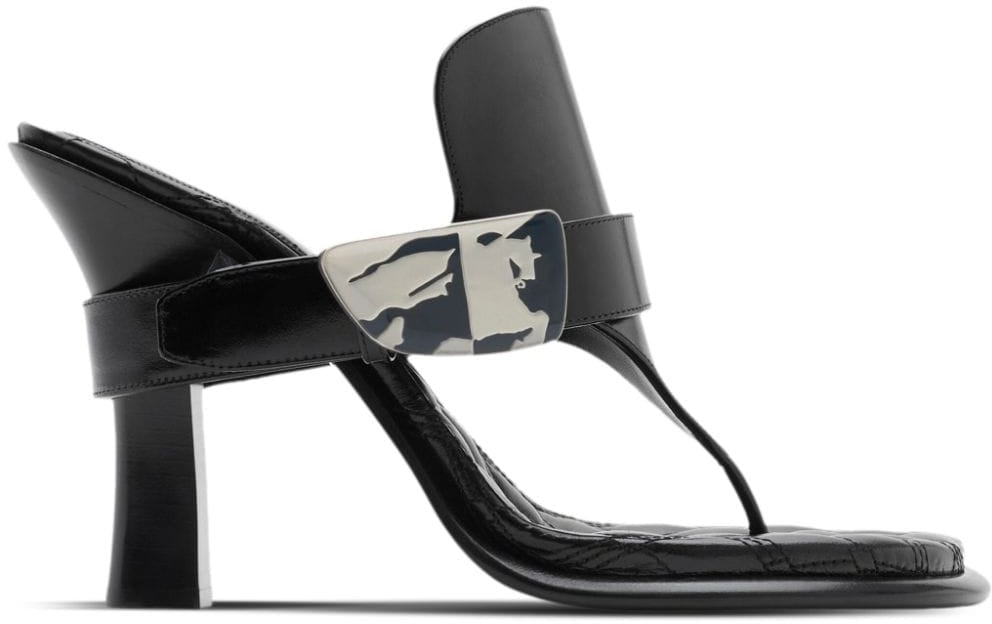 Burberry "Bay" 105mm sandals Zwart