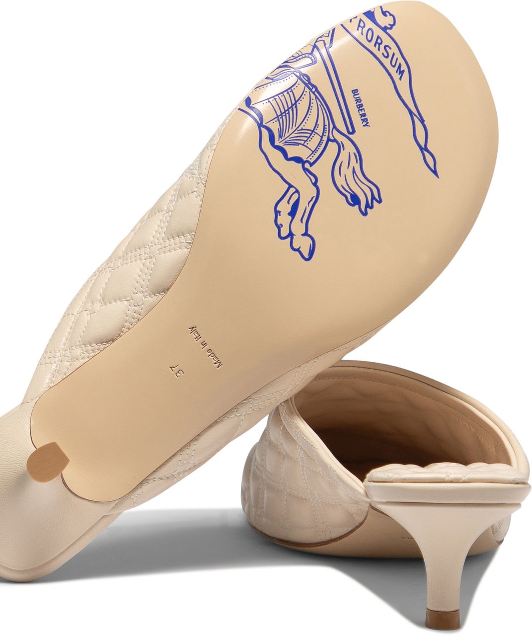 Burberry "Sadler" mules 45 mm Beige