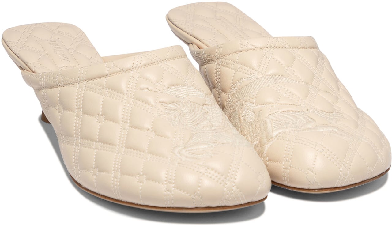 Burberry "Sadler" mules 45 mm Beige