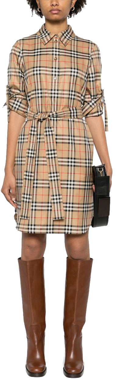 Burberry Dresses Beige Beige