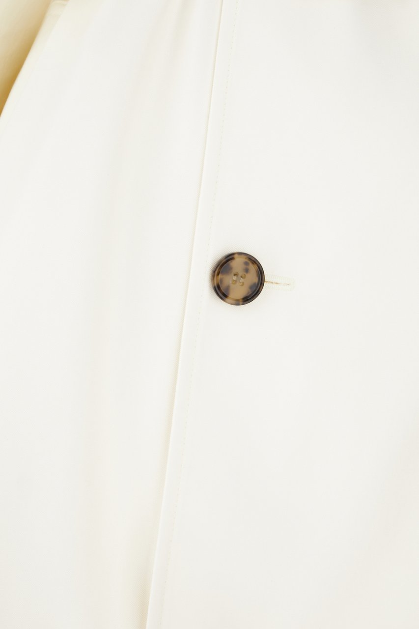 Burberry Burberry Ivory silk trench Neutraal