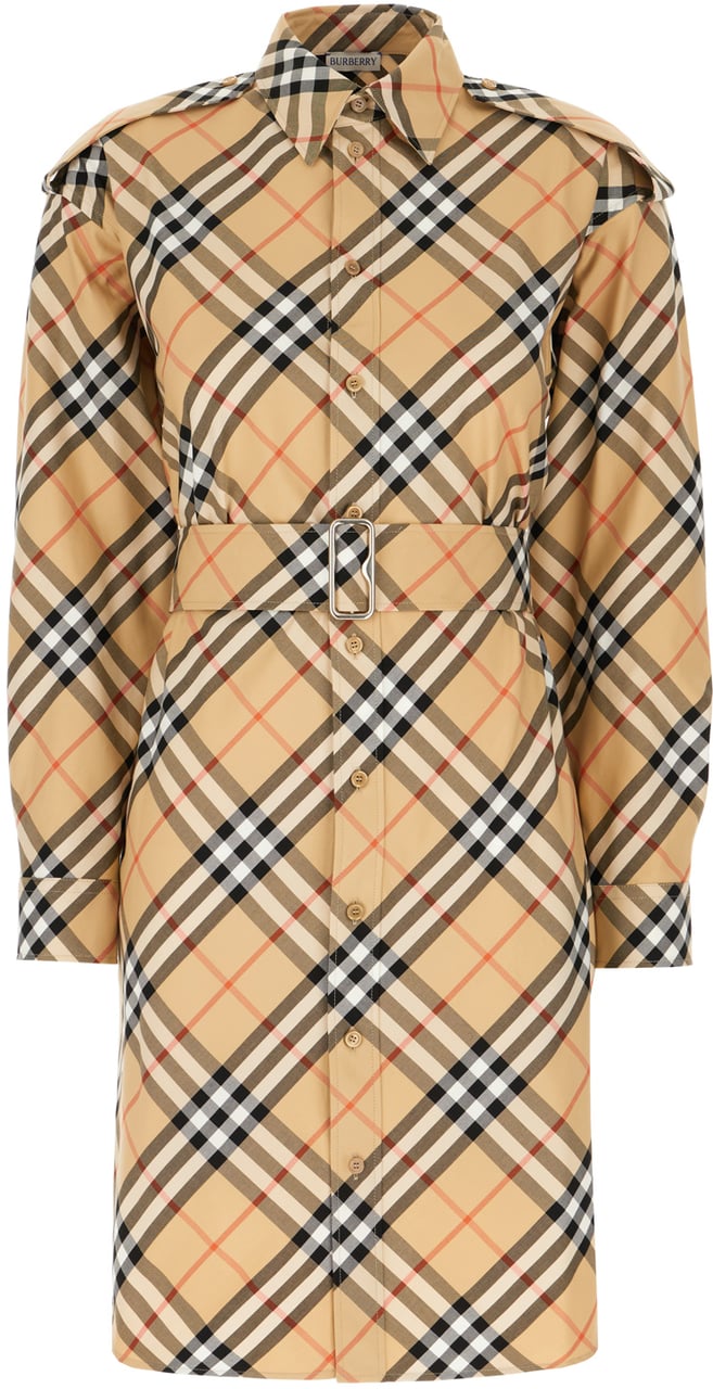 Burberry Burberry Multicolor cotton shirt dress Divers