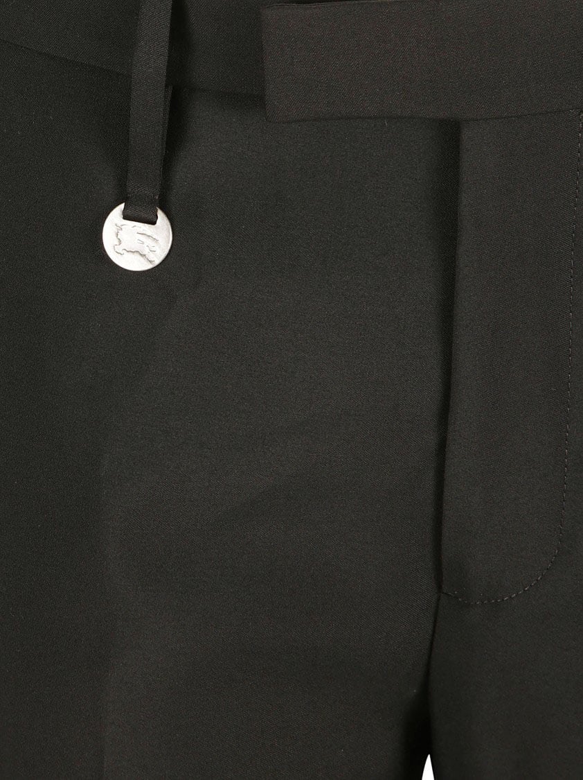 Burberry Tailored Straight-Leg Trousers Zwart