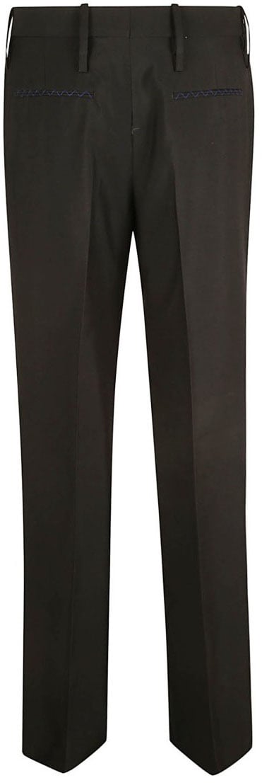 Burberry Tailored Straight-Leg Trousers Zwart