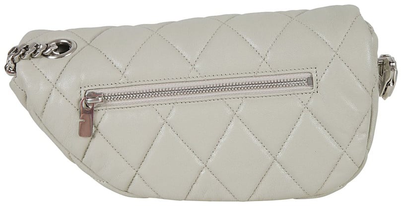 Burberry Quilted Lamb Leather Bag Wit
