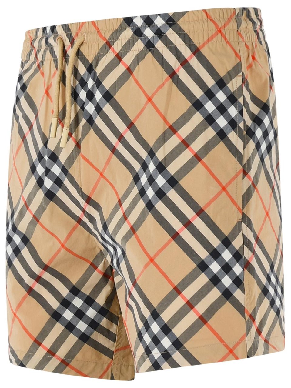 Burberry Sand Beige Polyamide Swimsuit Bruin