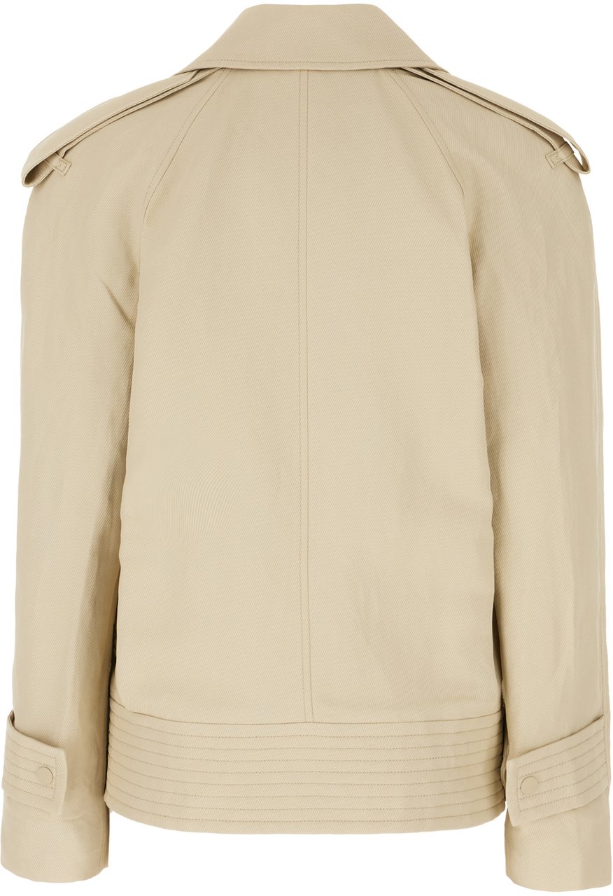 Burberry Burberry Sand cellulose fiber blend jacket Beige