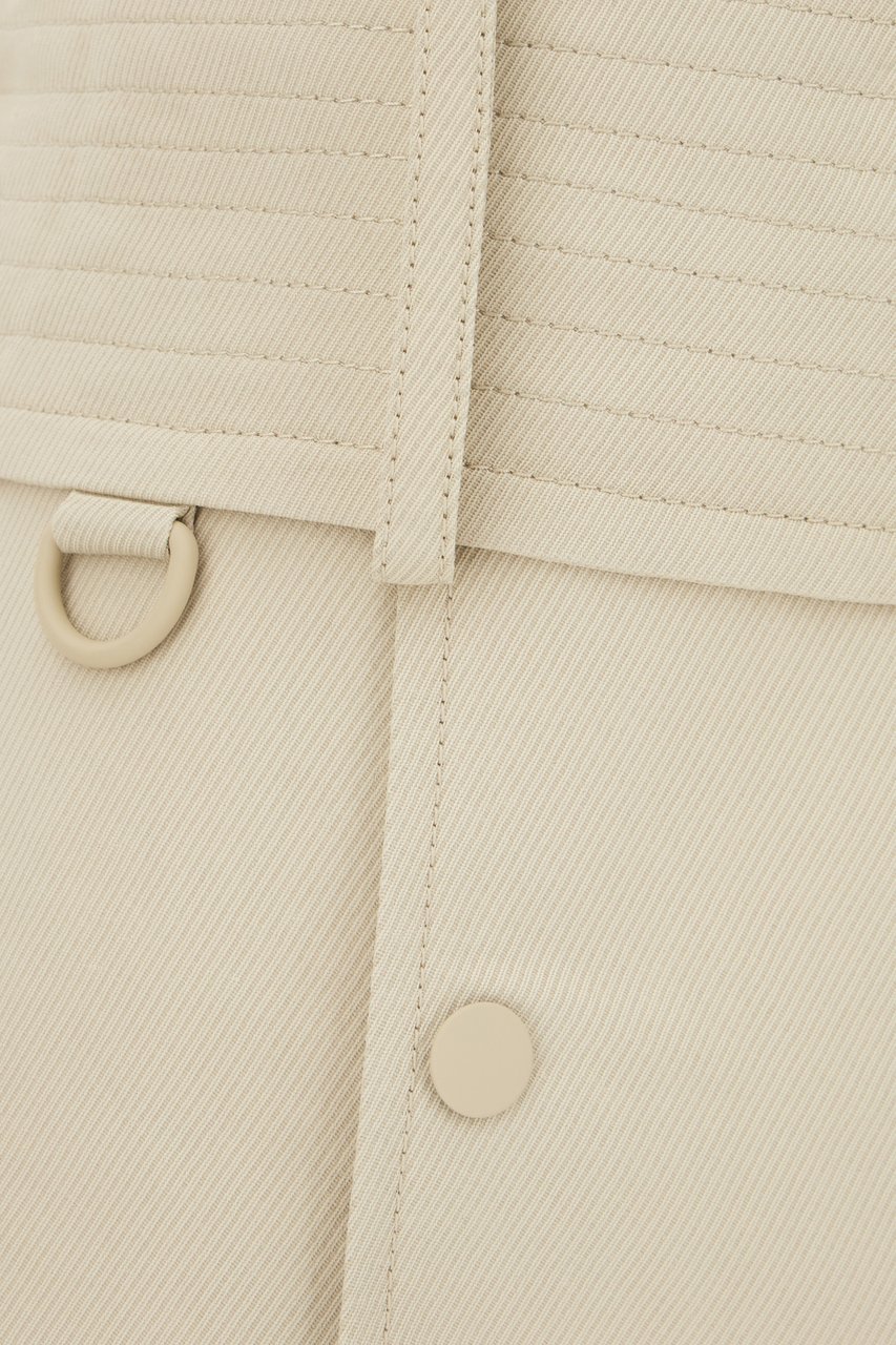 Burberry Burberry Ivory cellulose fiber blend skirt Neutraal