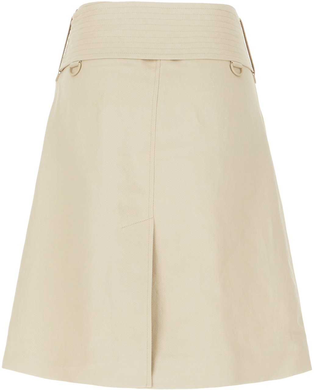 Burberry Burberry Ivory cellulose fiber blend skirt Neutraal