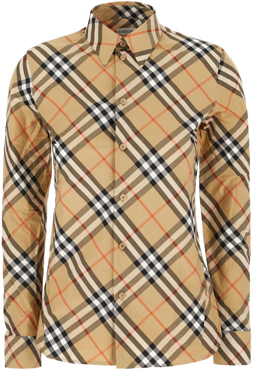 Burberry Burberry Printed poplin shirt Divers